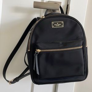 Black Kate Spade backpack